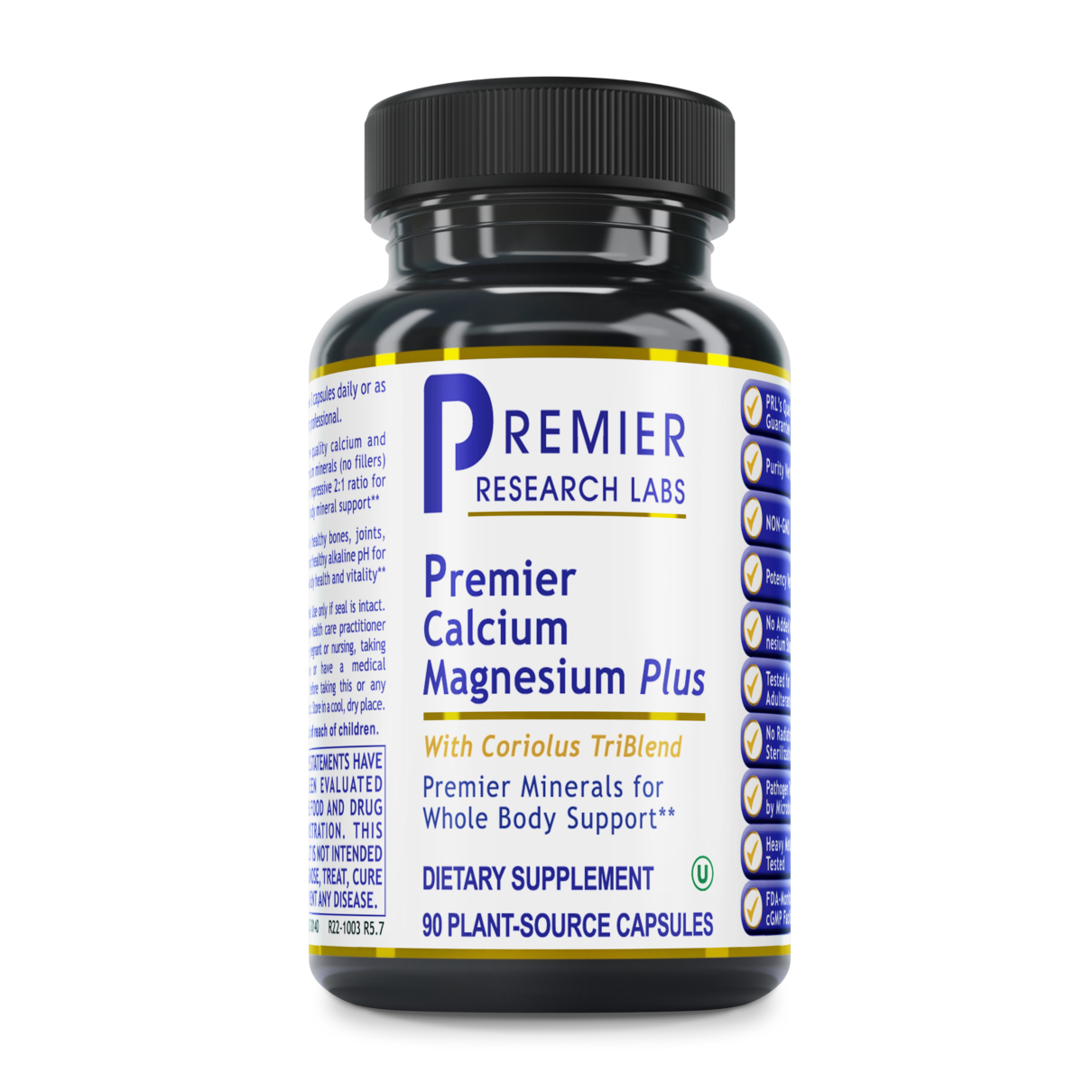 Calcium Magnesium Plus, Premier (90 caps)