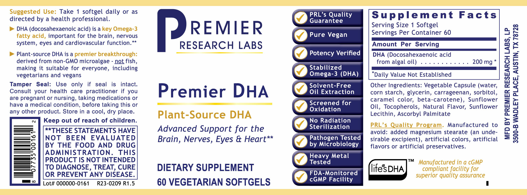 DHA, Premier