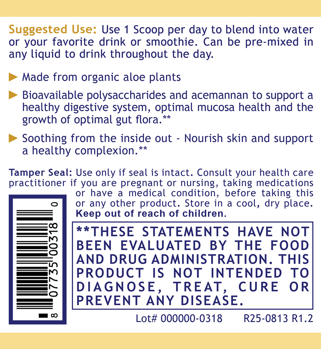 Aloe Powder-Mixed Berry Flavor, Premier