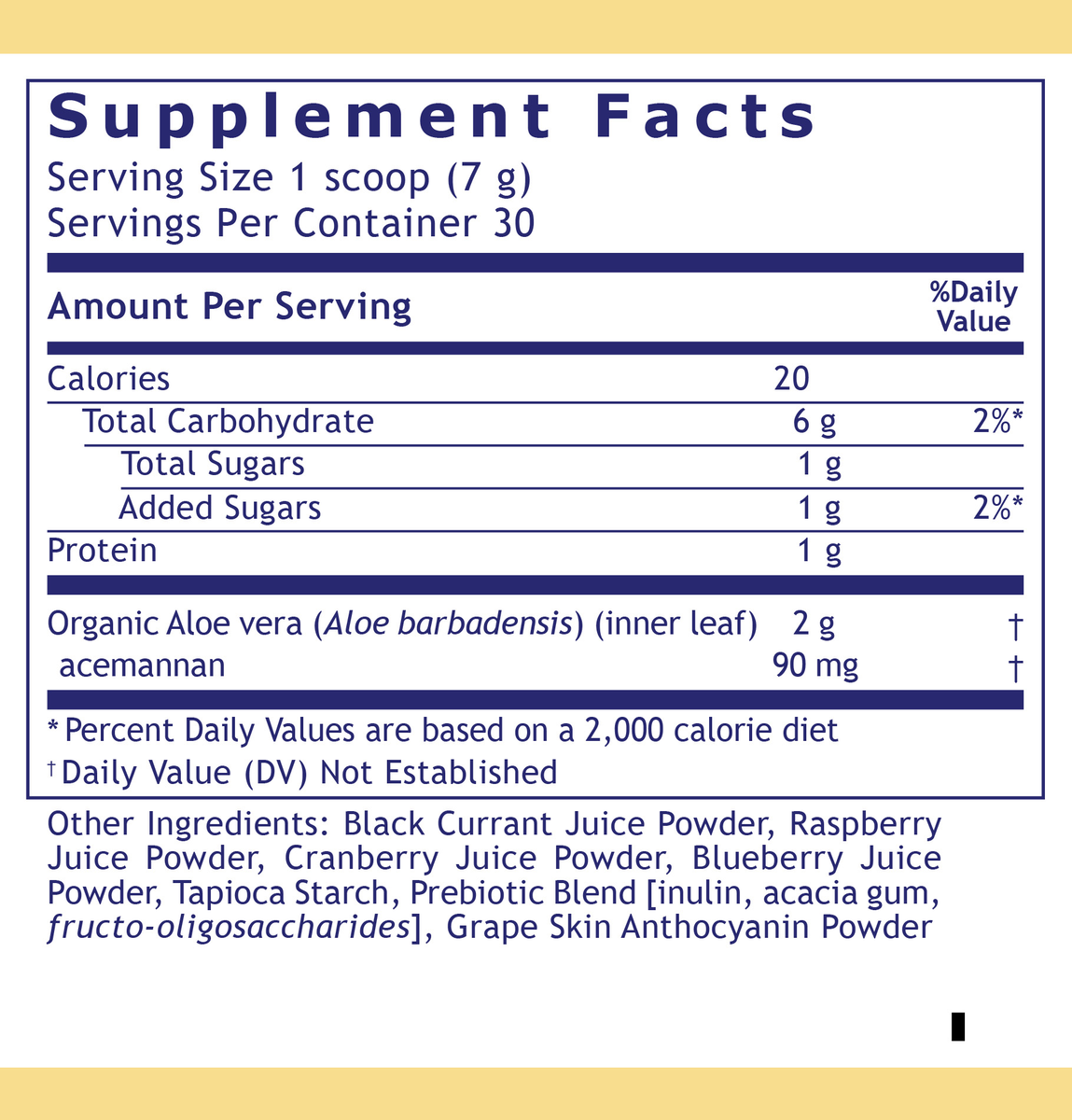 Aloe Powder-Mixed Berry Flavor, Premier