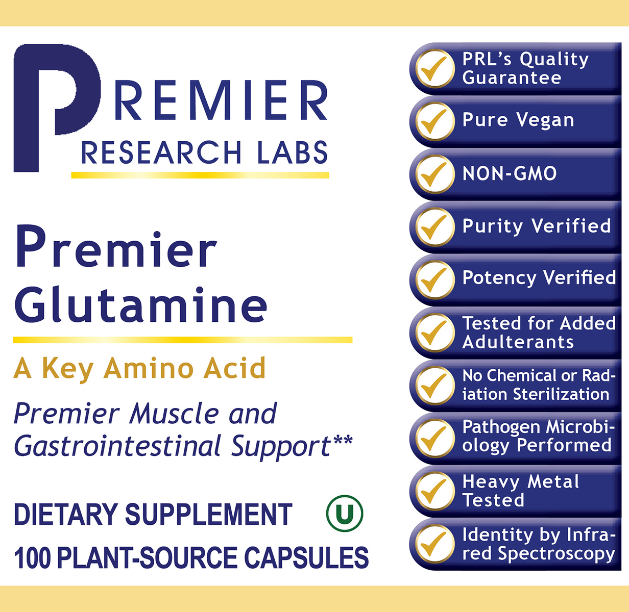 Glutamine, Premier