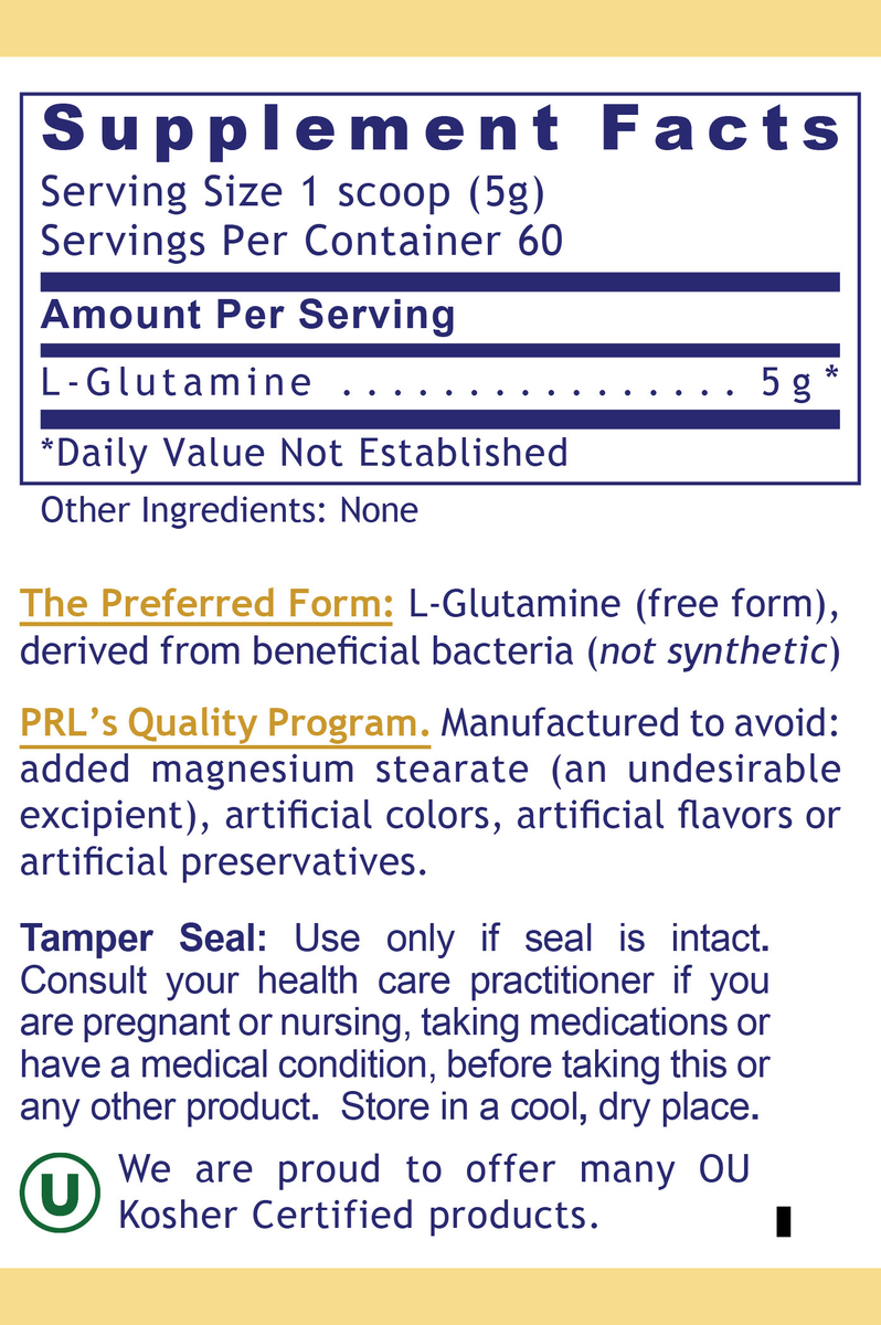 Glutamine, Premier