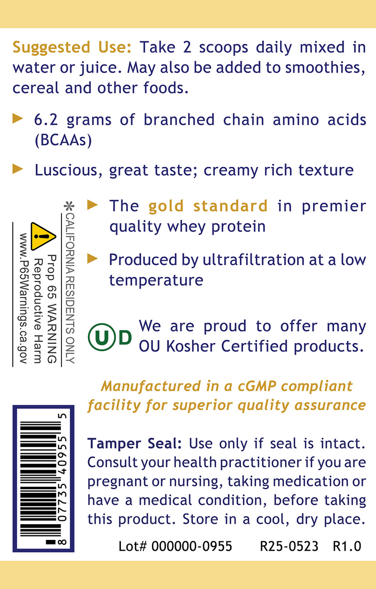 Whey Protein, Premier