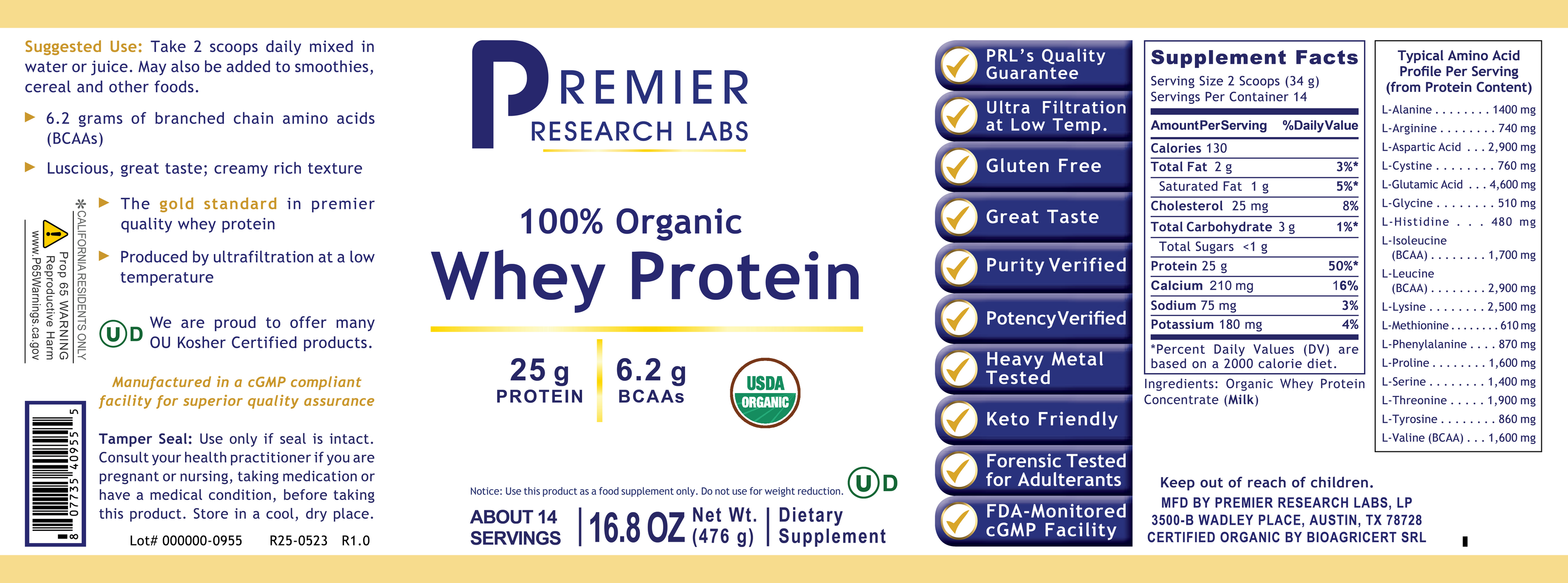 Whey Protein, Premier