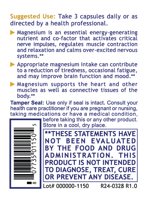 Magnesium Glycinate Caps, Premier