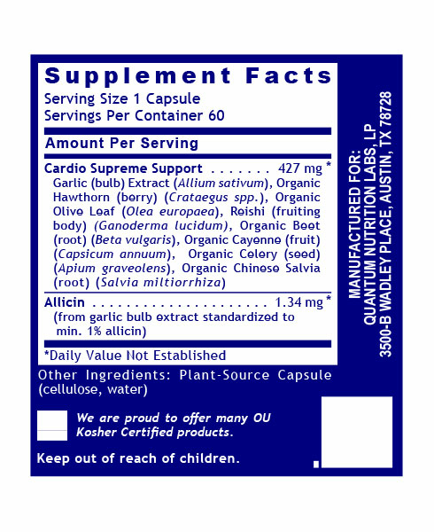 Blood Pressure Support, Quantum