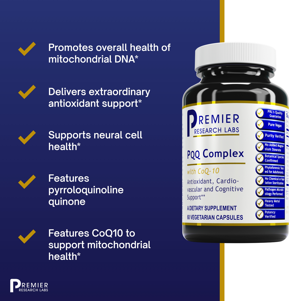 PQQ Complex, Premier
