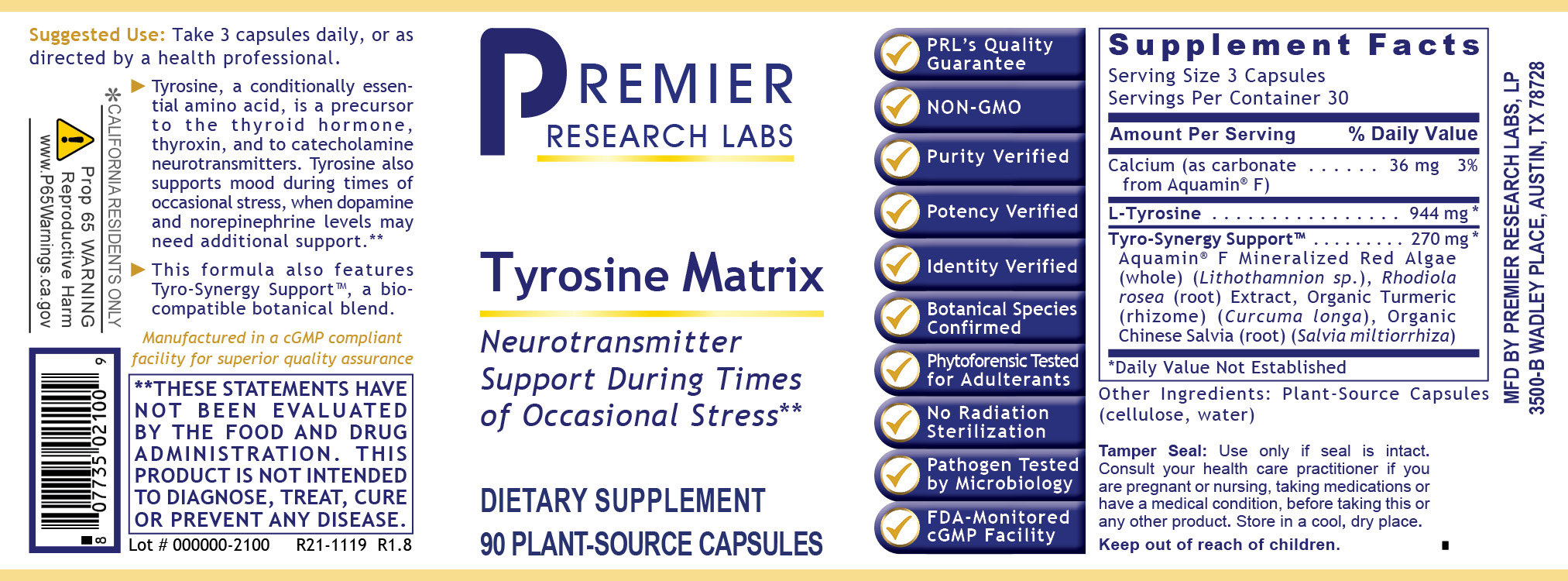 Tyrosine Matrix