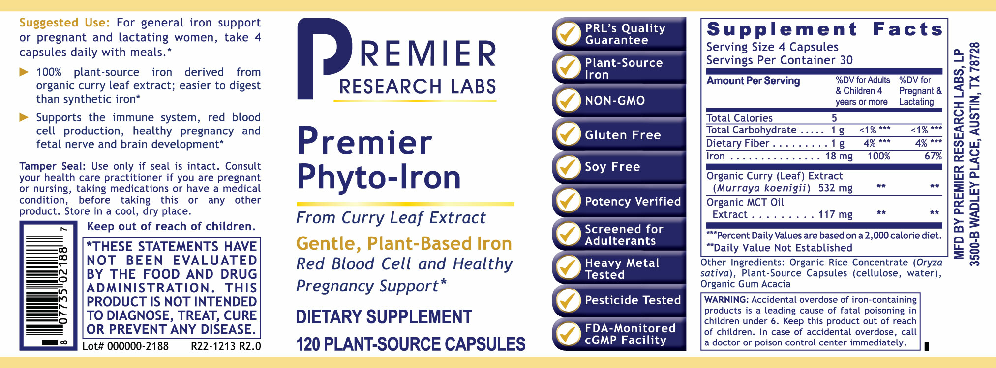 Phyto-Iron, Premier