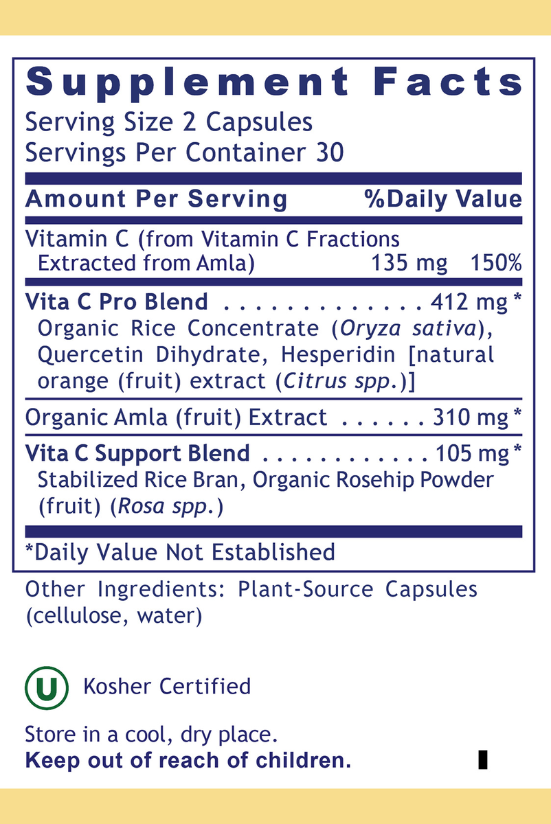 Plant Vitamin C, Premier