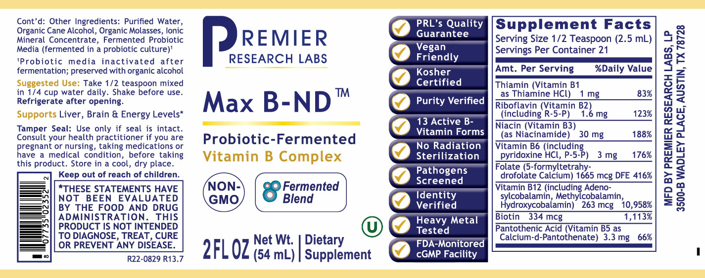 Max B-ND™ (Fermented) (2 oz)