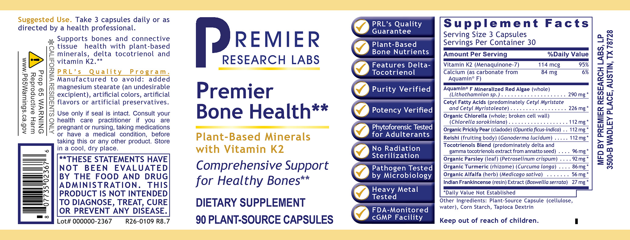 Bone Health, Premier