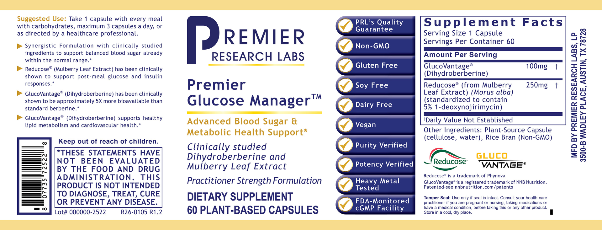 Glucose Manager™, Premier