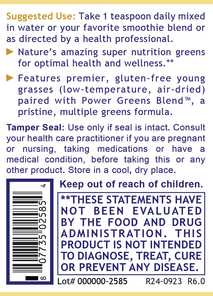 Organic Greens, Premier (Powder)
