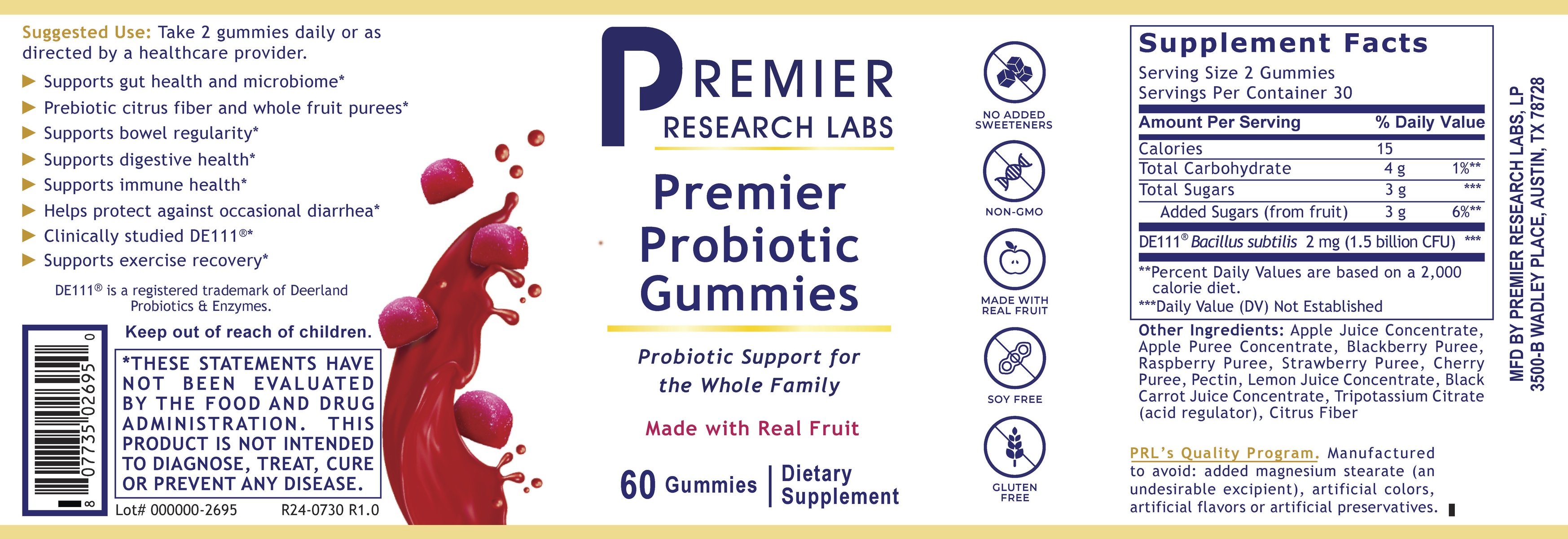 Premier Probiotic Gummies