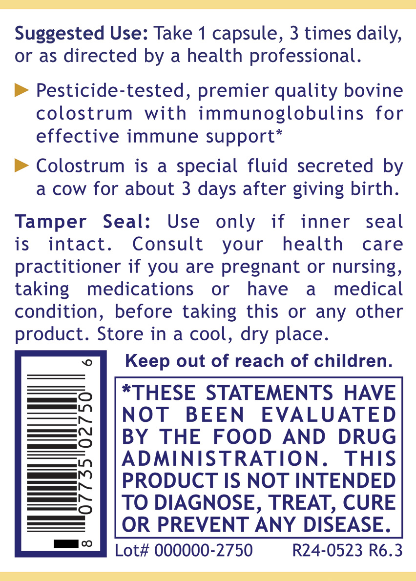 Colostrum-IgG™, Premier (Caps)