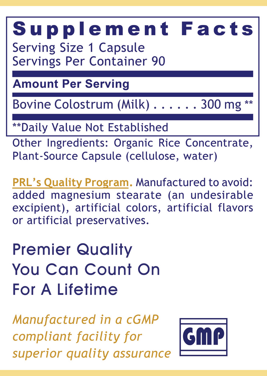Colostrum-IgG™, Premier (Caps)