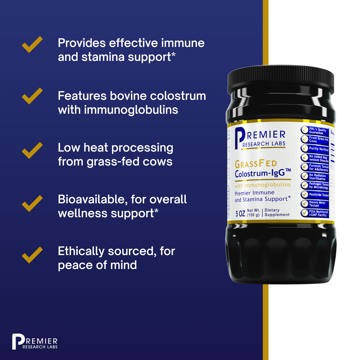 Colostrum-IgG™, Premier (Powder)