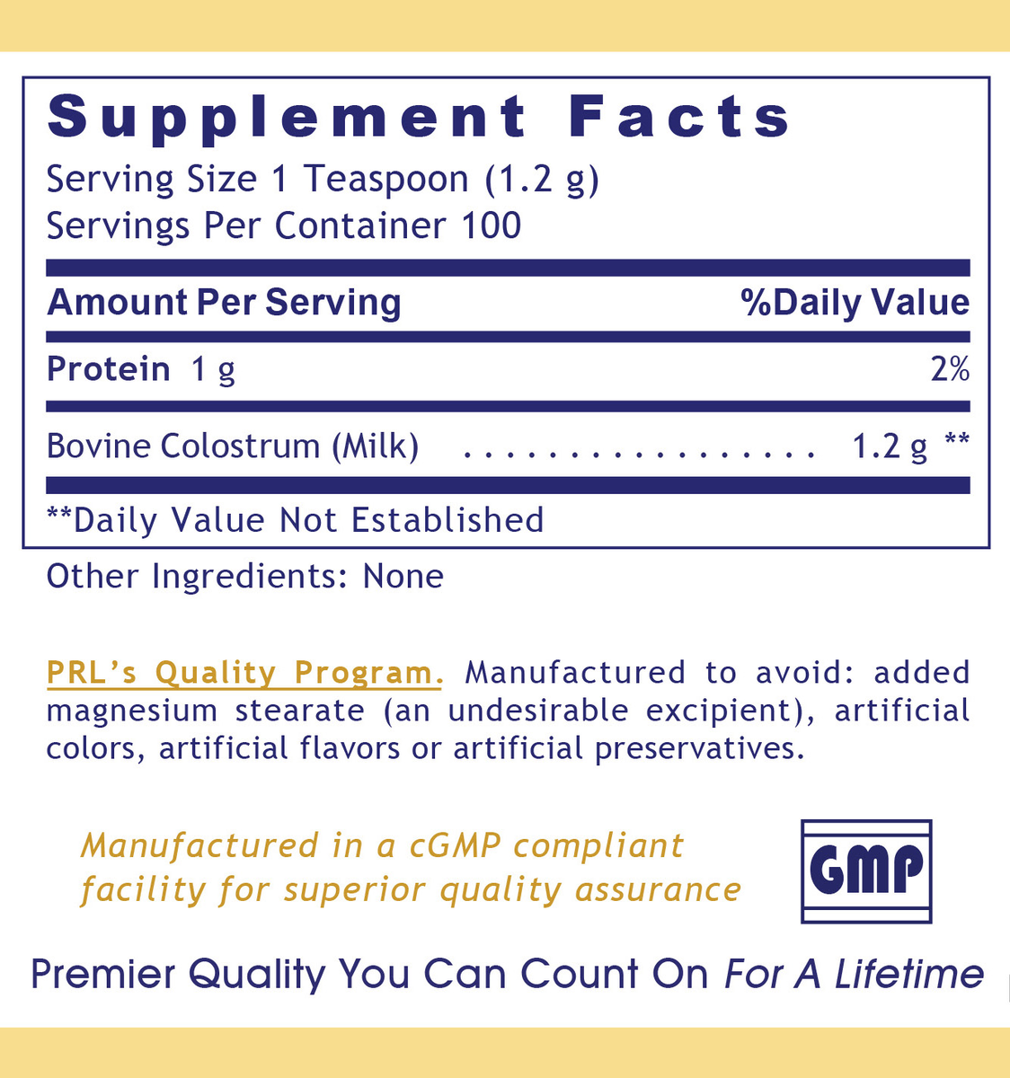 Colostrum-IgG™, Premier (Powder)