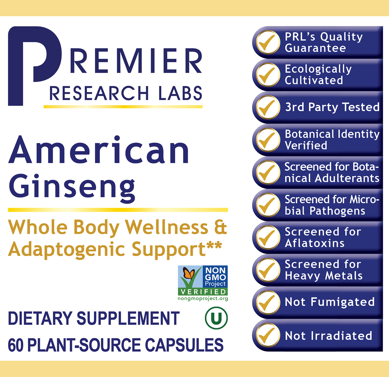 American Ginseng, Premier
