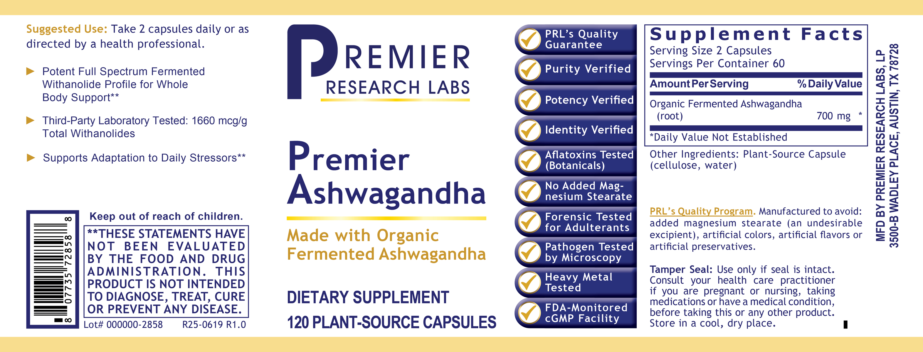 Ashwagandha, Premier