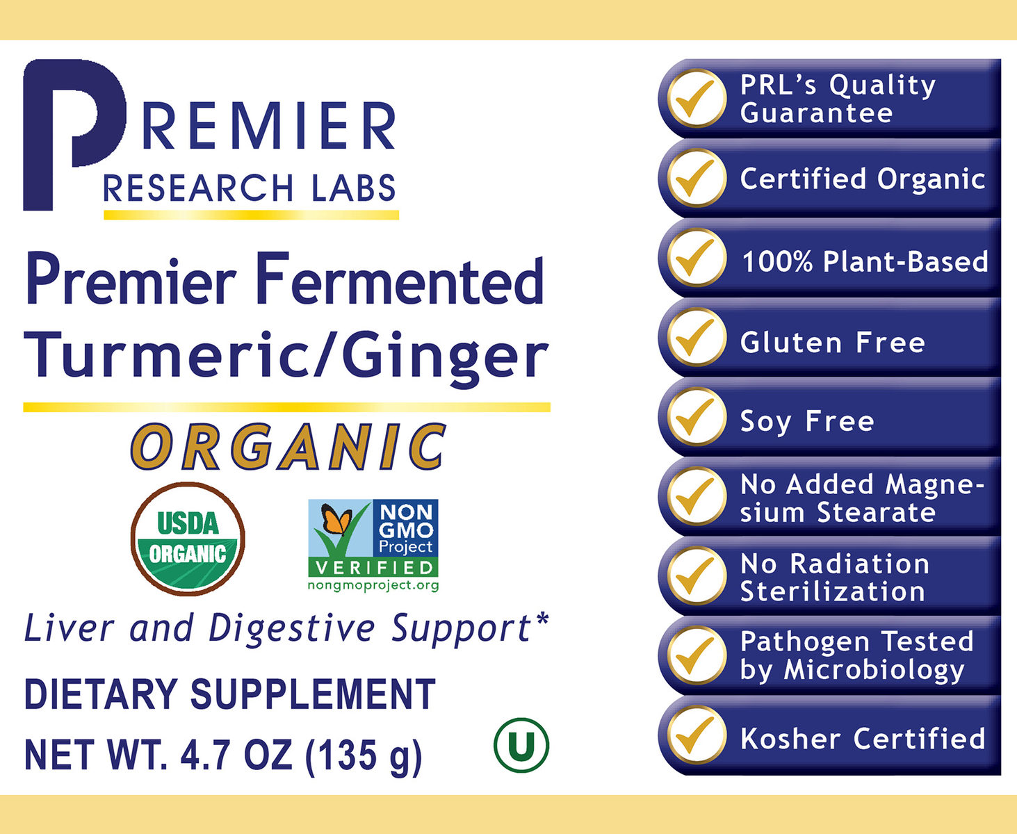 Fermented Turmeric/Ginger, Premier
