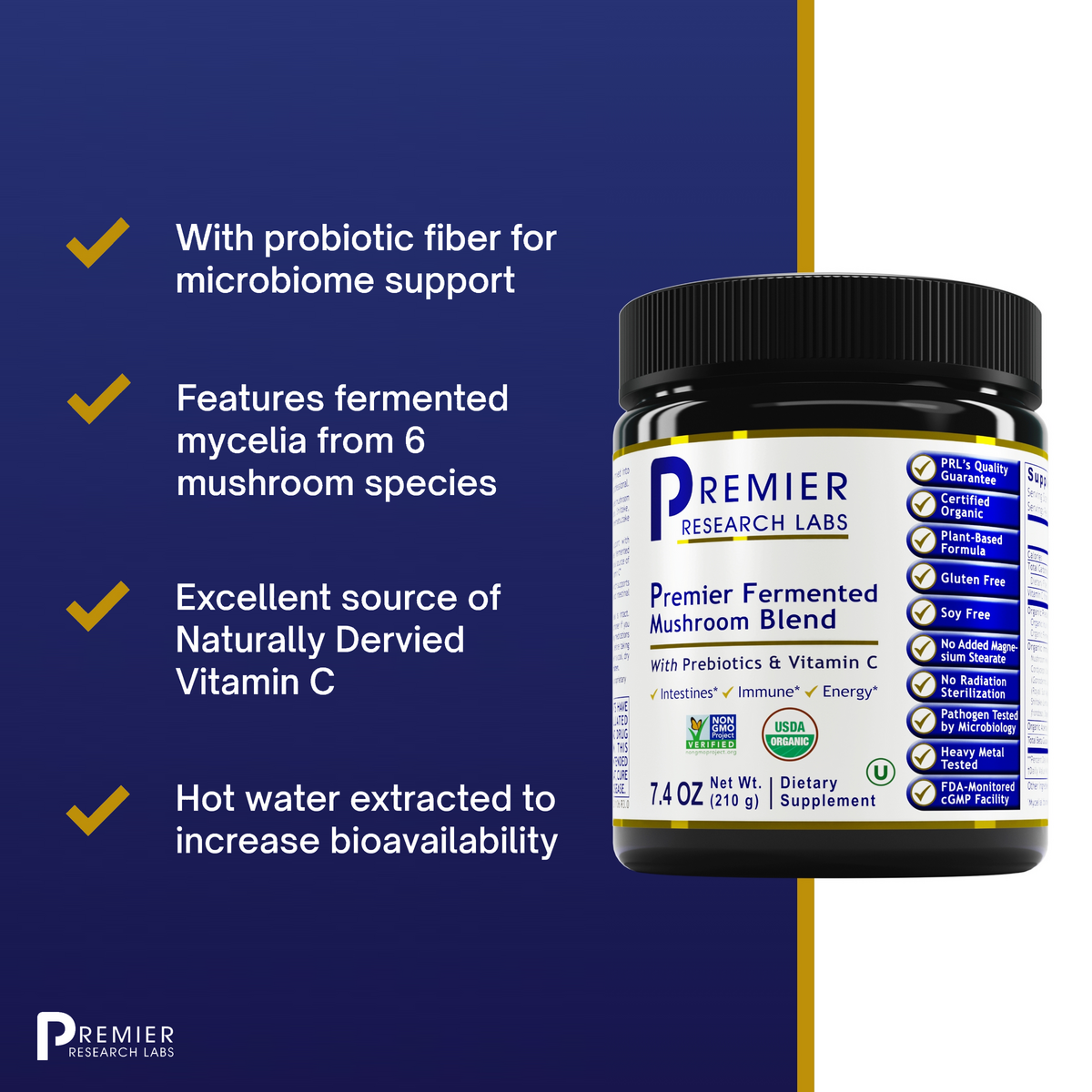 Fermented Mushroom Blend, Premier