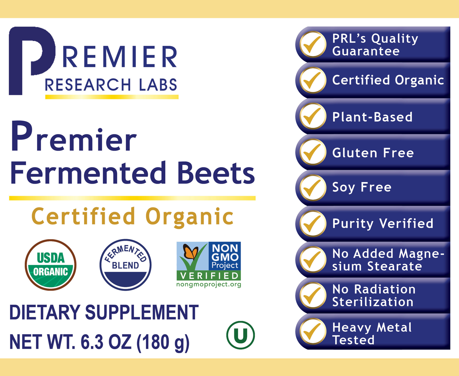 Fermented Beets, Premier