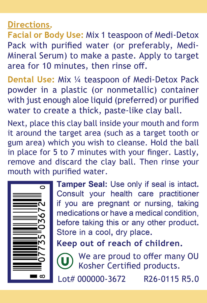 Medi-Detox Pack
