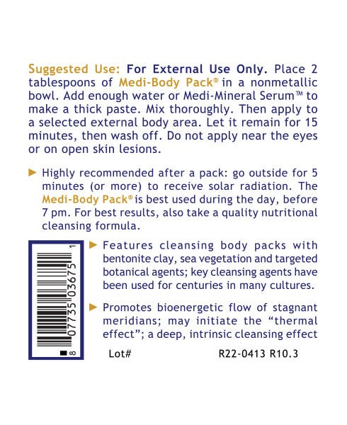 Medi-Body Pack®