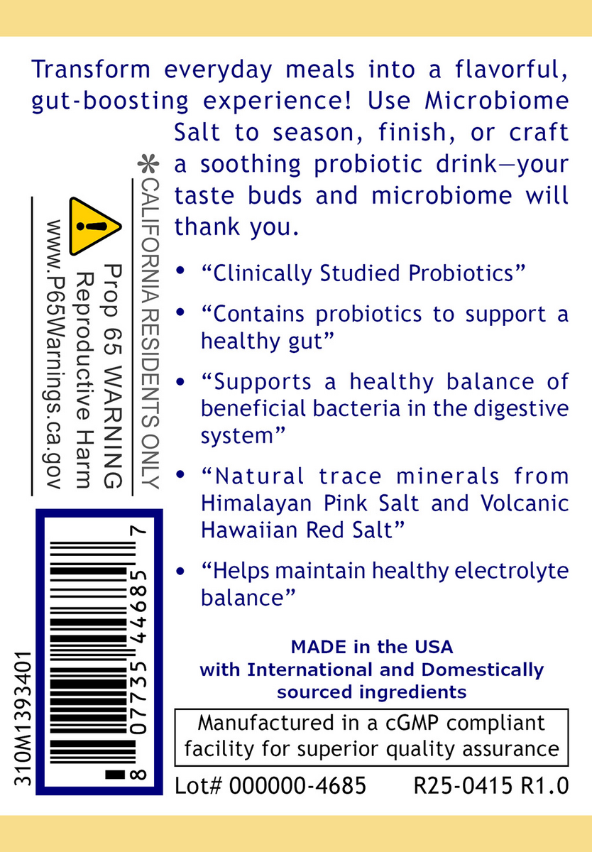 Microbiome Salt, Premier