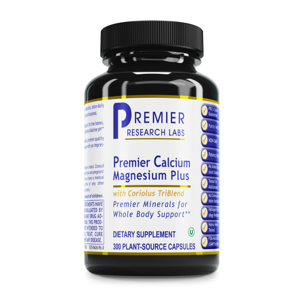 Calcium Magnesium Plus, Premier (300 Caps)