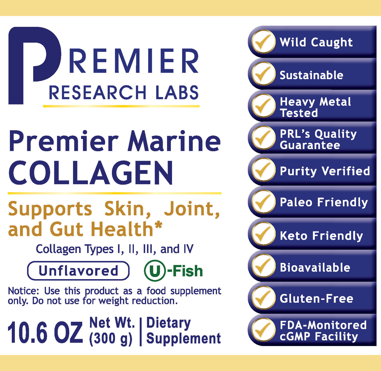 Collagen, Premier Marine