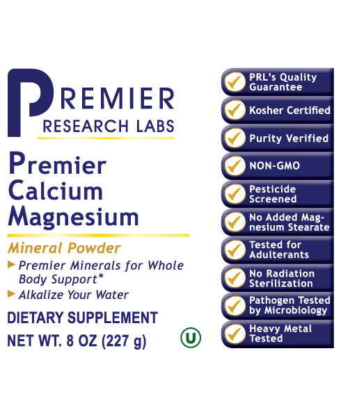 Calcium Magnesium, Premier (8 oz Powder)