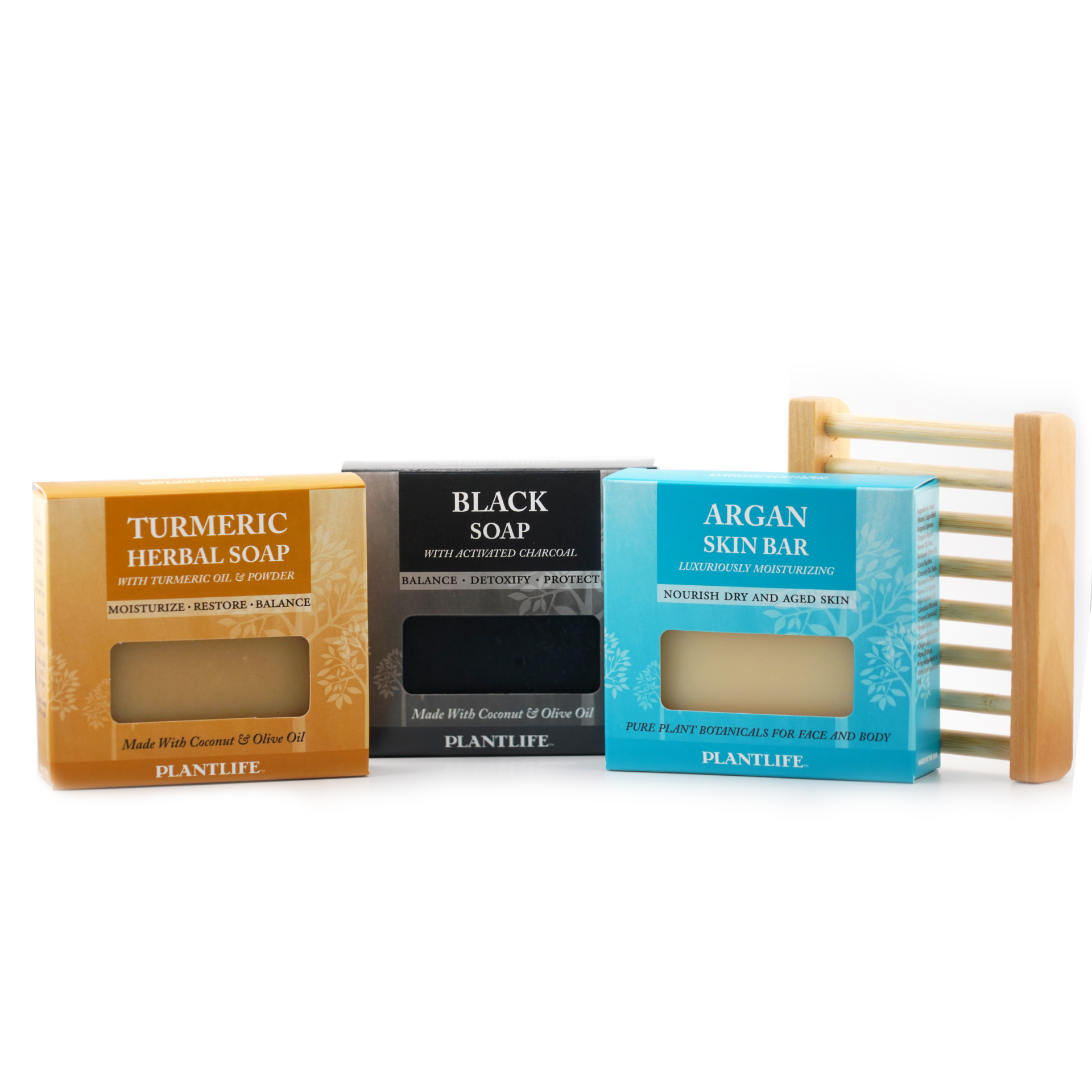 Starter Soap Bundle with a Wood Dish