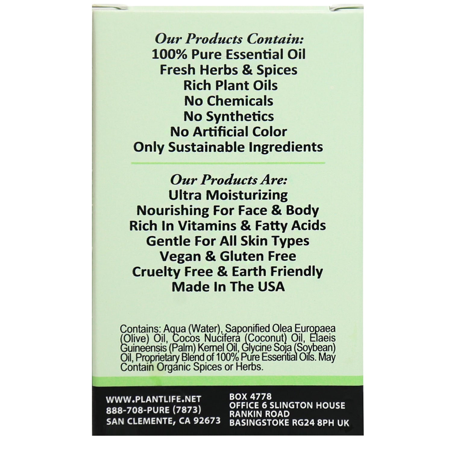 Peppermint Travel Size  Bar Soap