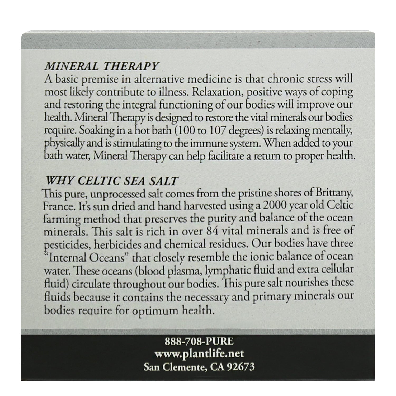 Scent Free Bath Salt 3oz